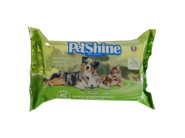 Toallitas Higiene para Perro y Gato, Aloe Vera