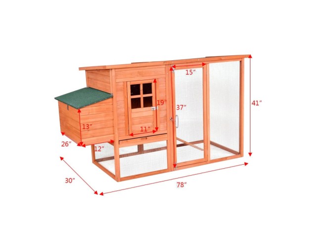 CASETA MADERA AVES MOD.LYON