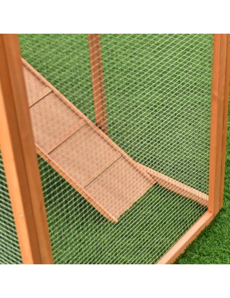 CASETA MADERA AVES MOD.LYON