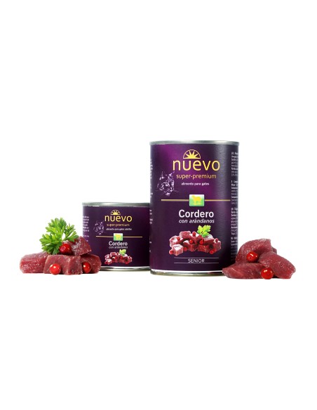 Lata Gato SENIOR Cordero NUEVO - Pack de 6 unidades