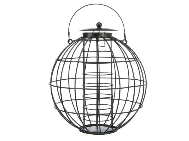 Comedero Bolas de Grasa, ø 22 × 24 cm, negro