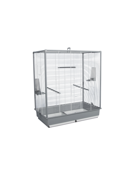 Palos perchas para pájaros 38 cm Gris 2uds