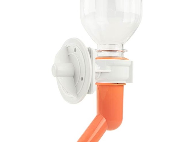 Bebedero chupete universal con botella