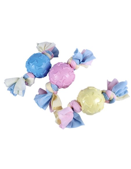 Pelota con nudos de trapillo