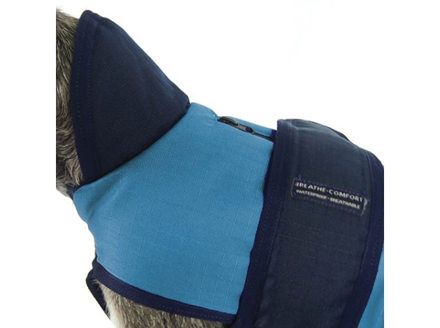 Abrigo +Zip Breathe Comfort Azul