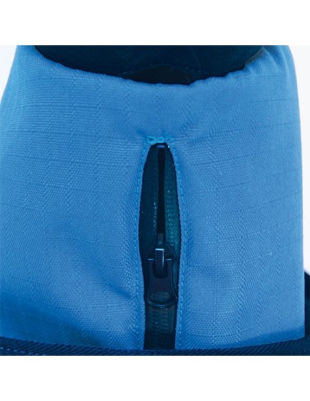 Abrigo +Zip Breathe Comfort Azul