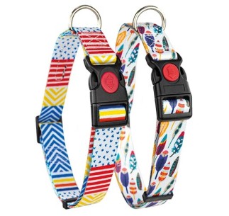 Collar Fantasy Geo y Plumas