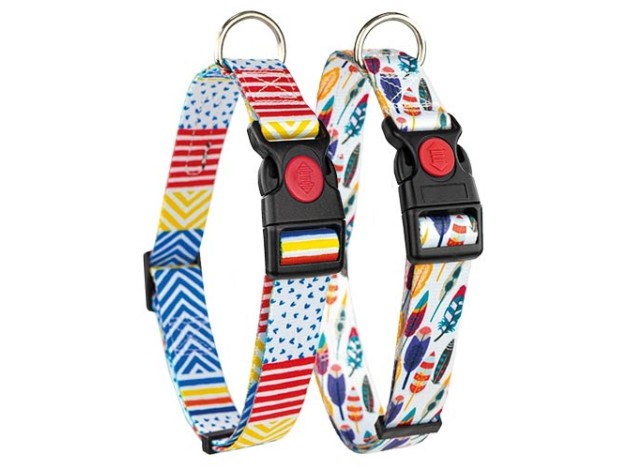 Collar Fantasy Geo y Plumas