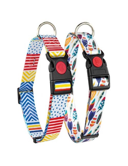 Collar Fantasy Geo y Plumas