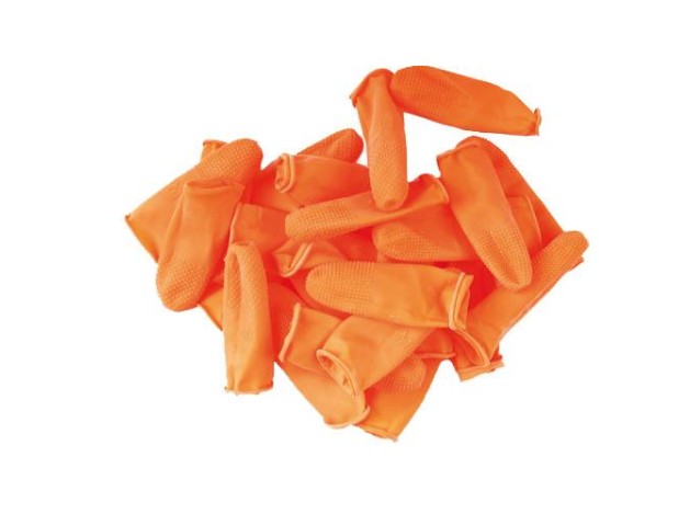 Dediles de látex Naranjas