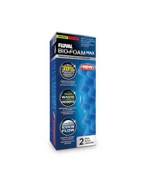 Fluval Bio-Foam Max Azul 207/307, 2uds