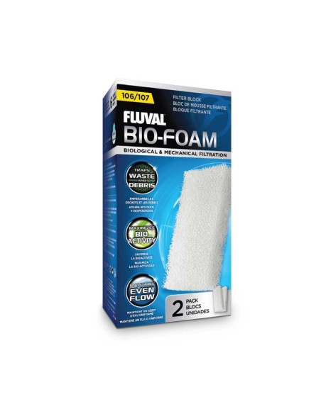 Fluval Bio-Foam 107, 2uds