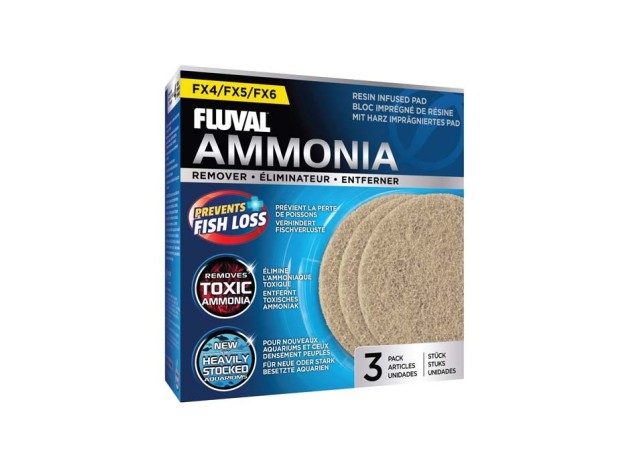 Fluval FX4/6 Almohadilla Elimina Amoniaco, 3uds