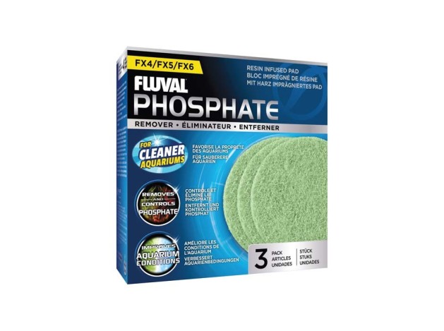 Fluval  Almohadilla Elimina Fosfato FX4/FX6, 3uds