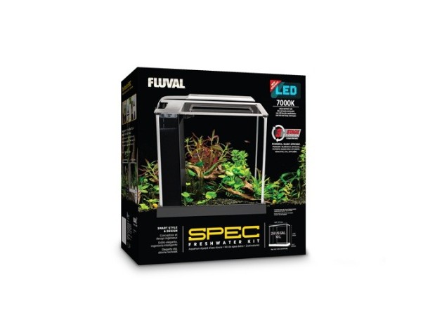 Fluval Spec Nano Acuario Blanco, 10L