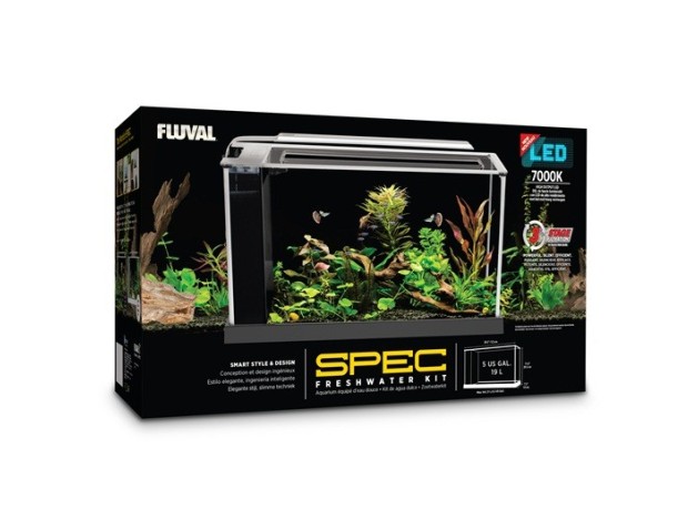 Fluval Spec Nano Acuario Blanco, 19L