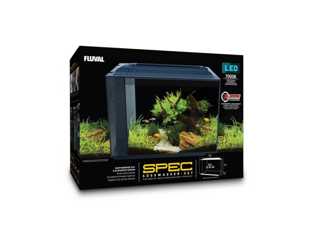 Fluval Spec Nano Acuario Negro, 60L