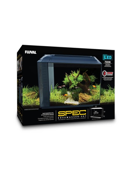 Fluval Spec Nano Acuario Negro, 60L