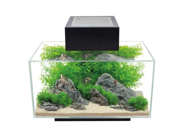 Fluval Edge LED 2.0 Nano Acuario, Negro, 23L