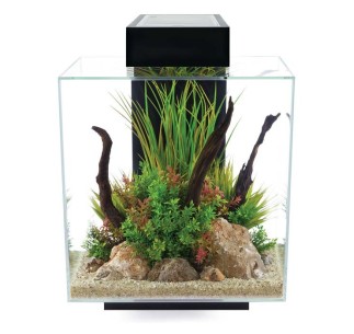 Fluval Edge LED 2.0 Nano Acuario, Negro, 46L