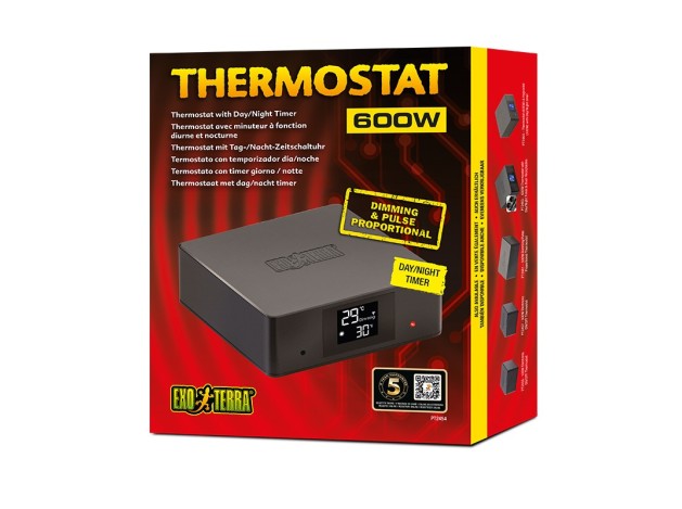 Exo Terra Termostato Día/Noche Atenua/Impulso 600W