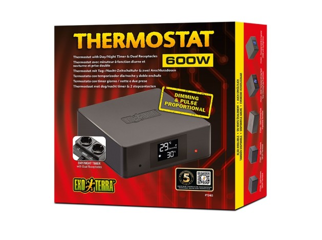 Exo Terra Termostato Doble y Día/Noche 600W