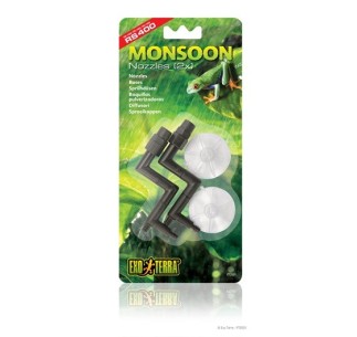 Exo Terra Monsoon Boquillas Salida/Ventosa, 2 uds