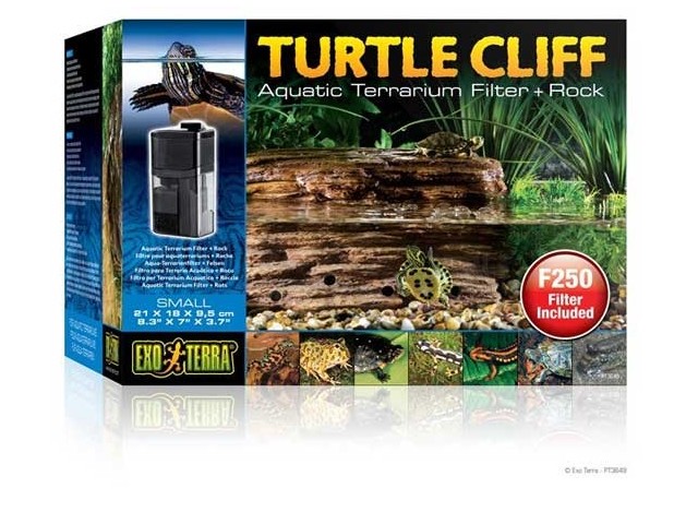 Exo Terra Turtle Cliff Filtro Tortuga+Roca, M