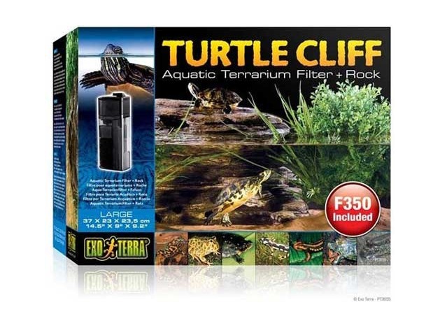 Exo Terra Turtle Cliff Filtro Tortuga+Roca, L