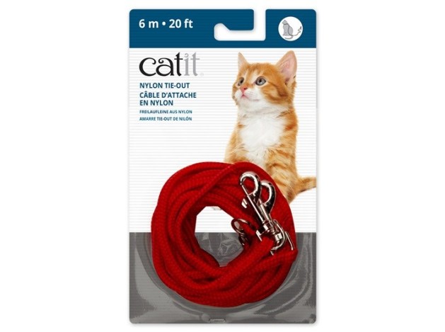 Catit Correa Extra Larga, Roja, 6m