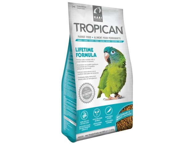 Tropican Mantenimiento Loros, 820g - Pack de 6 unidades