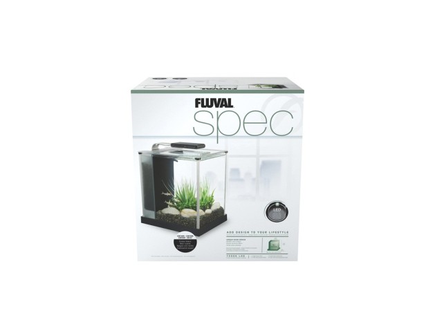 Fluval Spec Nano Acuario Negro, 10L