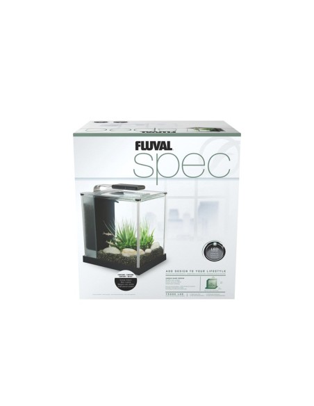 Fluval Spec Nano Acuario Negro, 10L