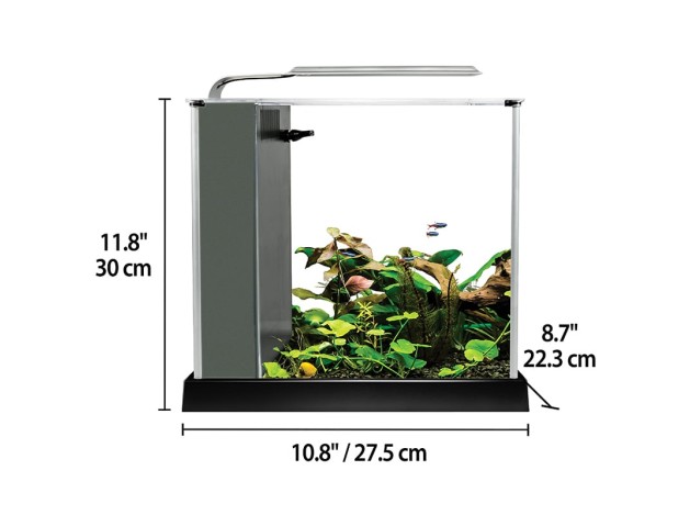Fluval Spec Nano Acuario Negro, 10L