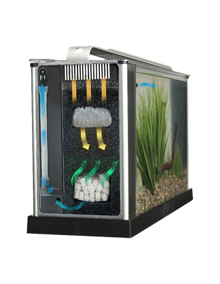 Fluval Spec Nano Acuario Negro, 19L