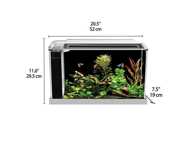 Fluval Spec Nano Acuario Negro, 19L