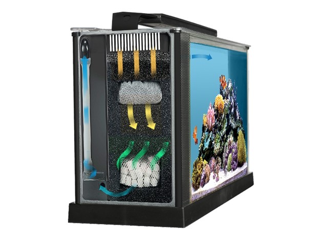 Fluval Evo Acuario Marino, Negro, 19L