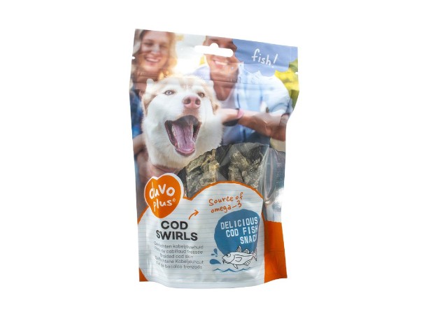 DUVO FISH BOLSA TRENZAS DE BACALAO 100 GR