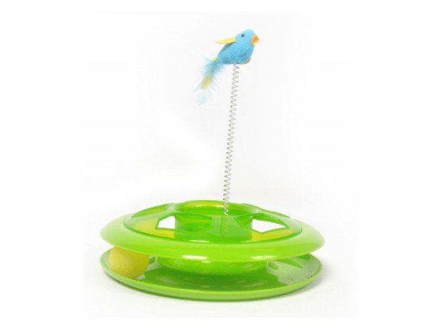 Juguete para Gato DUVO Happy Hoop Verde 27 cm