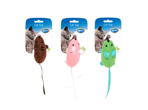 DUVO JUGUETE GATO SURTIDO RATONES DE COLORES...