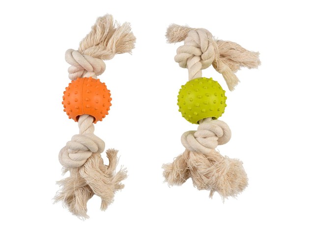 DUVO JUGUETE PERRO GOMA ECOLOGICA BOLA CON...