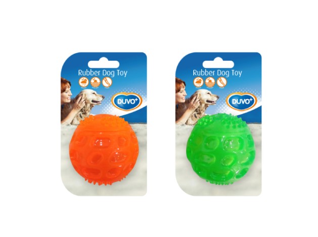 DUVO JUGUETE PERRO TPR BOLA SONIDO 5,5 CM