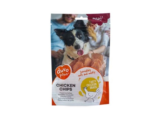 DUVO MEAT CHIPS DE POLLO BOLSA 80 GR