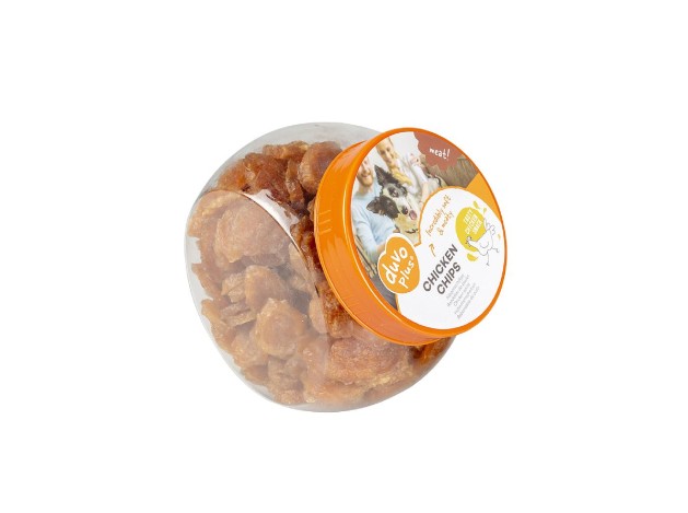 DUVO MEAT CHIPS DE POLLO BOTE 500 GR