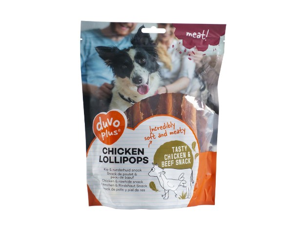 DUVO MEAT PIRULETAS DE POLLO BIG 400 GR