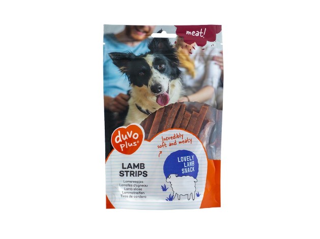 DUVO MEAT TIRAS DE CORDERO BOLSA 80 GR