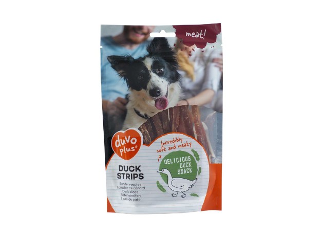 DUVO MEAT TIRAS DE PATO BOLSA 80 GR