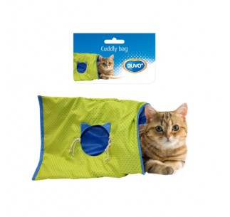 DUVO TUNEL PLANO PARA GATOS AZUL 50 x 38 x 0,5 CM