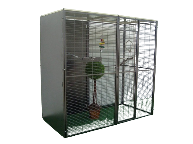 Voladero de loro 5x1 partido y techo plano