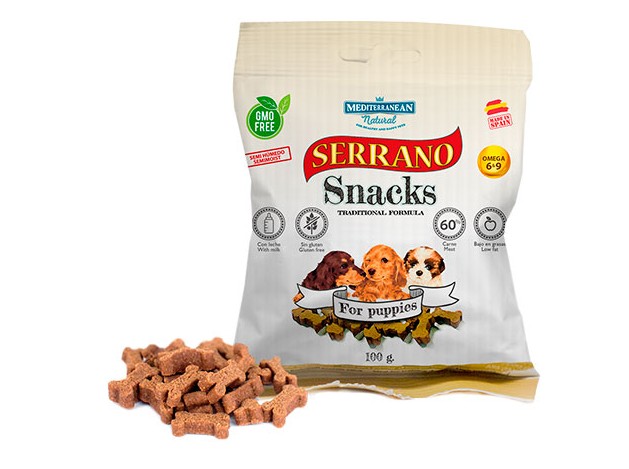 Serrano Snack Perros Cachorros 100 gr 11 udes